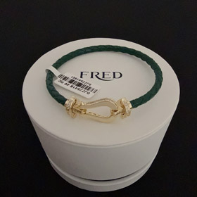 Feiden full diamond diamond horseshoe buckle bracelet-3981  